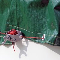 Abdeckplane für Pool rund 4,00 m 180 gr/m² - Abdeckungsmaß  5,00 m