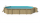 Holzpool EMOTION-FUN Oval 8,57 x 4,57 m Höhe 1,31 m