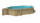 Holzpool EMOTION-FUN Oval 6,57 x 4,07 m Höhe 1,20 m