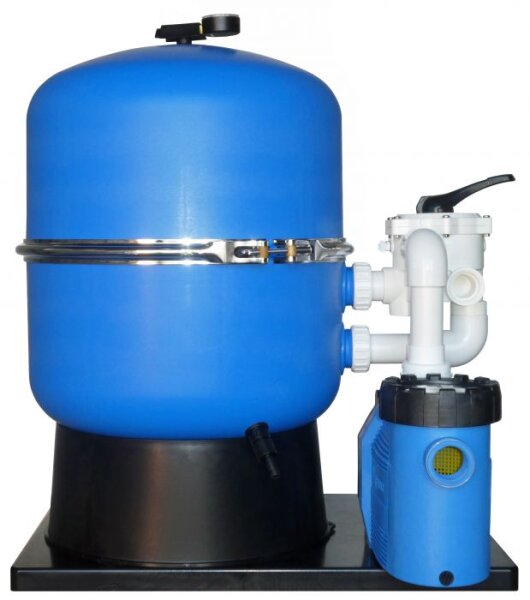 OKU Hawaii Sandfilteranlage Ø 500 mm mit Badu Prime 11 230V inkl. 6-Wege Side Mount Ventil