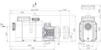 Poolpumpe OKU BADU Delta 9 - 9 m³/h 230V